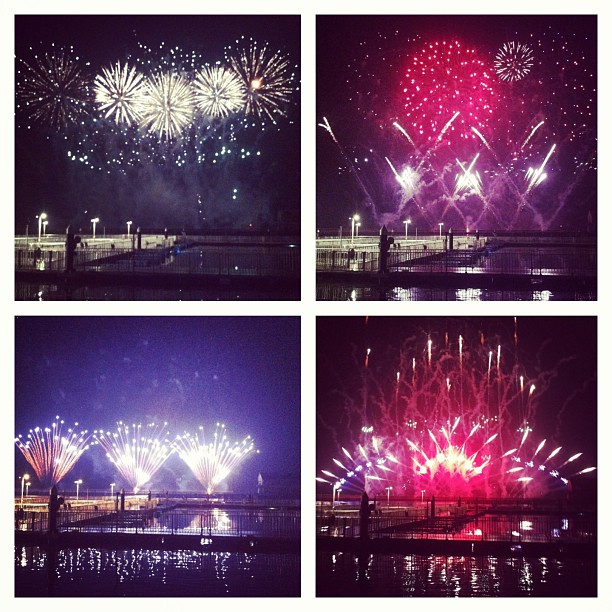 On a même eu droit à un hanabi (feu d’artifice) pour conclure la journée !