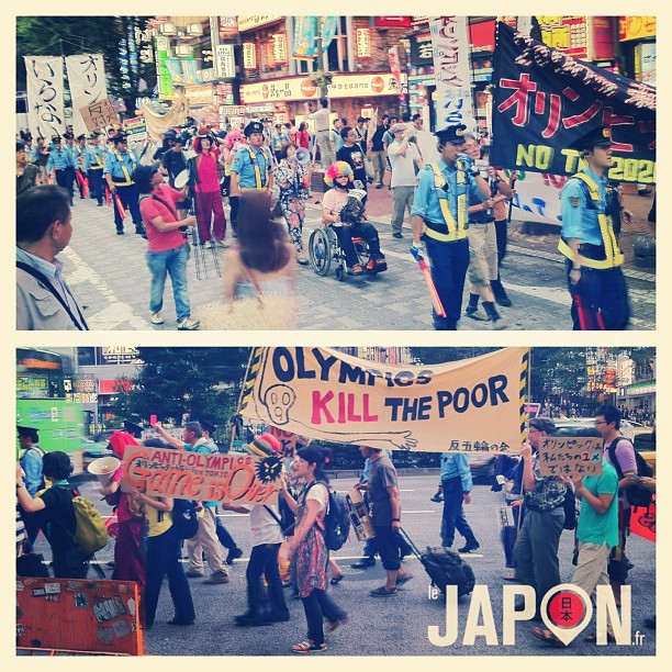 Manifestation anti Jeux Olympiques 2020 à Tokyo !
