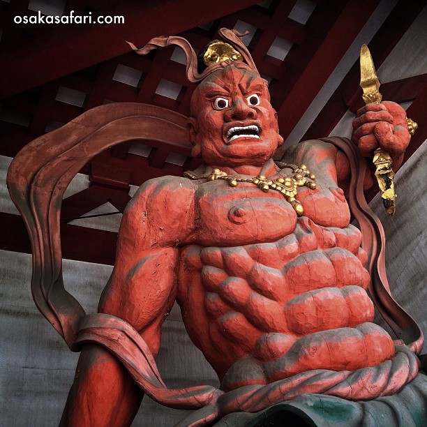 Un des gardiens du temple Shi-Tennoji