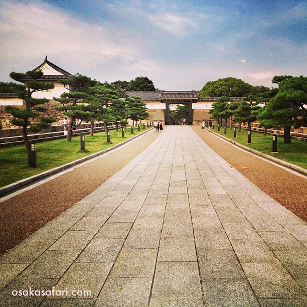 La porte Otemon du château d’Osaka, classée au patrimoine national