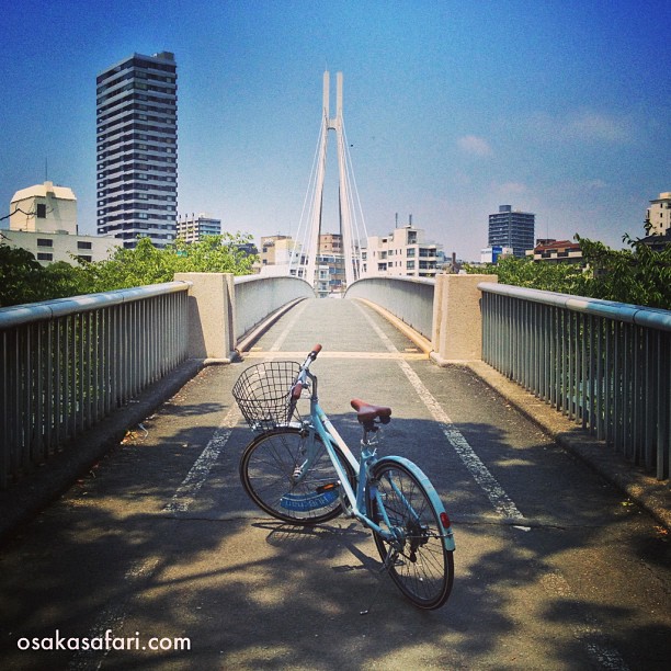 Aujourd’hui je prépare le futur des Osaka Safari, en vélo :)