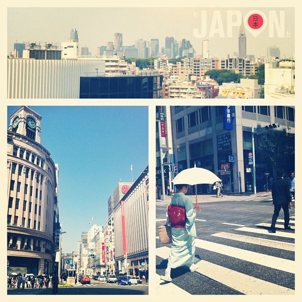 Tokyo aujourd’hui ! Peu d’humidité, mais un soleil qui tapait bien !