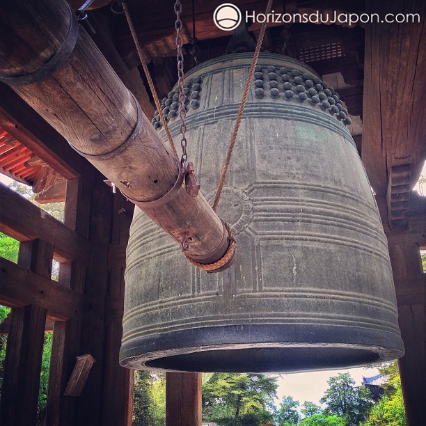 La cloche du Todaiji, la seconde plus grosse du Japon