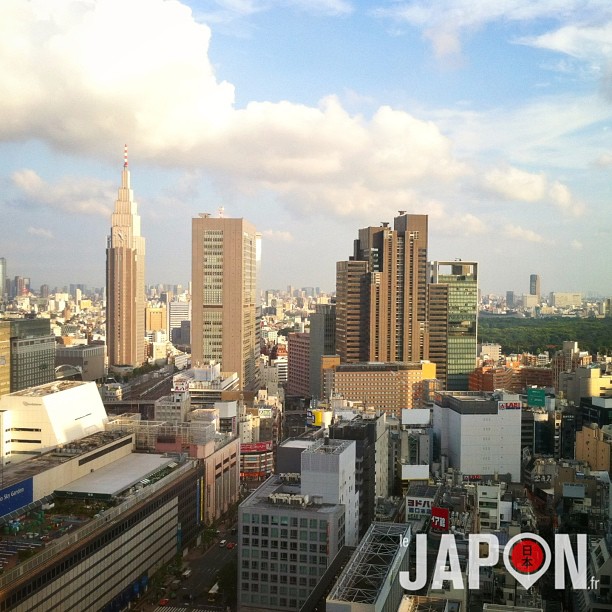 Beau ciel cet après-midi au dessus de Tokyo !