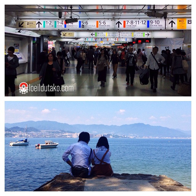 Au revoir Tokyo et sa marée humaine. Bonjour mon chez moi à Hiroshima / Miyajima !