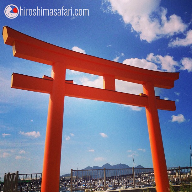 Ciel bleu et vent frais. Journée post-typhon parfaite pour finir à l’October Fest…d’Hiroshima !
