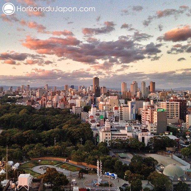 Vue en hauteur depuis Tennoji