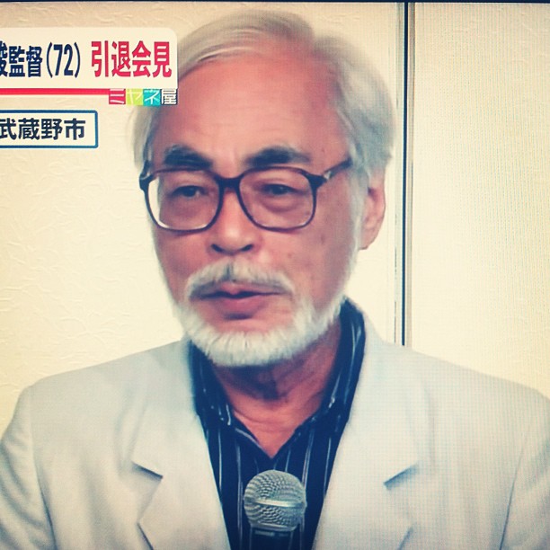 Maintenant en direct à la TV, Miyazaki annonce officiellement son départ à la retraite à 72 ans !