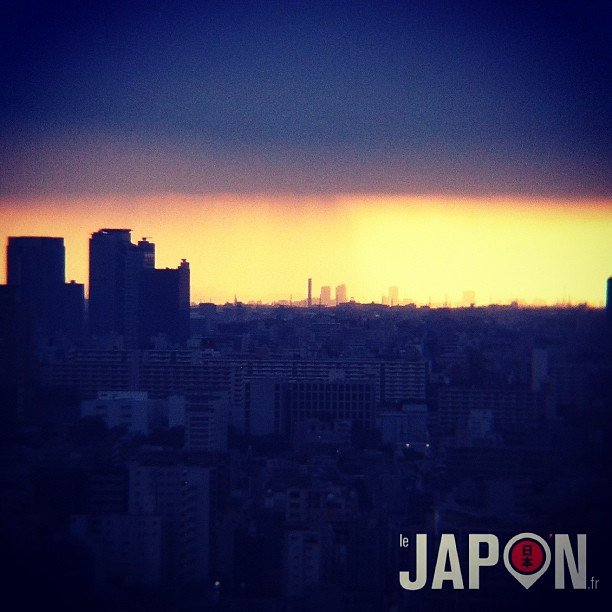 Étonnant ciel ce soir à Tokyo !