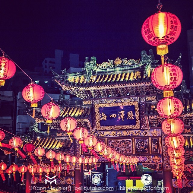 Difficile de ne pas remarquer les temples colorés du Chinatown de Yokohama.