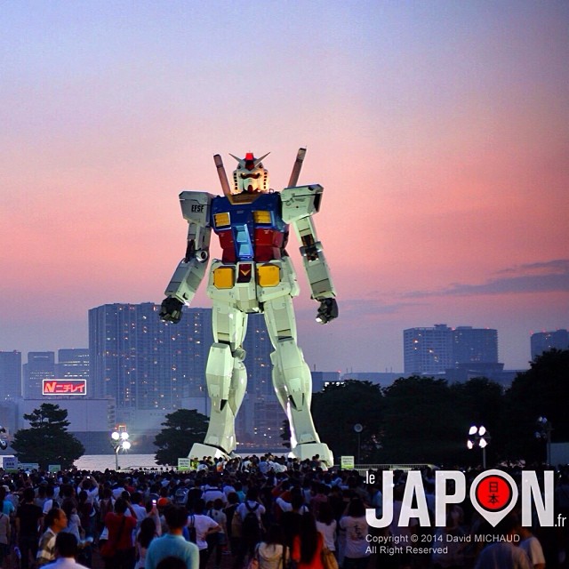 Gundam RX78 sur l’île d’Odaiba en 2009 ! Sa meilleure place ;)