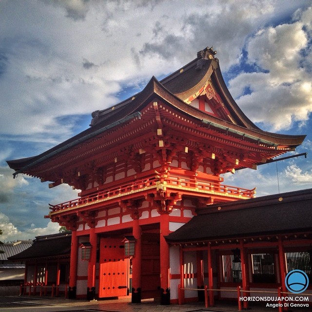 Fin de journée sur la porte du Fushimi-Inari Taisha !