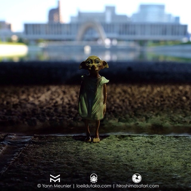 Dobby à Hiroshima.