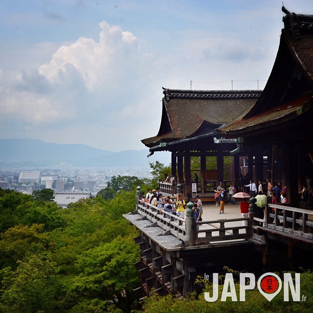 Kiyomizu Dera ! En ce moment il faut bien cadrer pour cacher les chantiers…