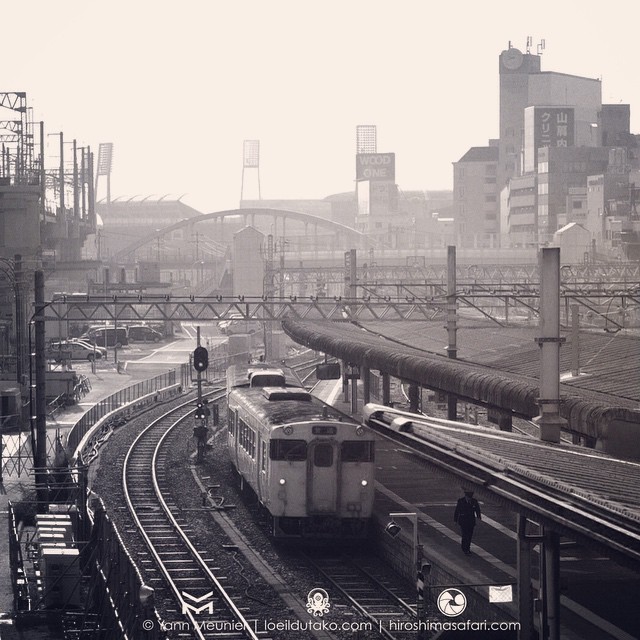 Lumière du matin en gare d’Hiroshima