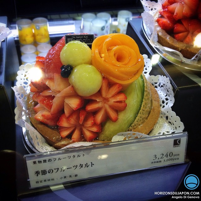 Au Japon, les tartes aux fruits ressemblent parfois à des œuvres d’art !