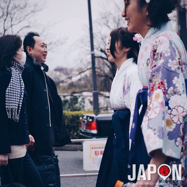 La remise de diplômes universitaire au Japon c’est maintenant ! #kimono #tradition