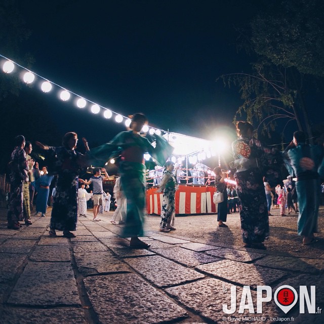 Bon Odori intimiste… Des danses pour faire revenir les esprits des défunts…