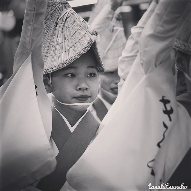 Jeune danseuse au Tokushima Awa-Odori