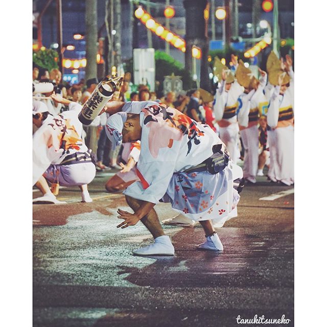 Les danseurs de l’Awa Odori à Tokushima sont plein d’énergie et de sourires