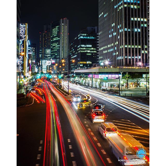 Promenade nocturne et pose longue à Osaka