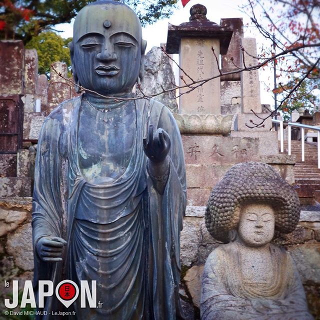 Les Cool Jizo de #Kyoto ! Merci @geoffsuteki pour la découverte ;)