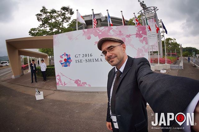 Voilà pourquoi j’étais discret ces derniers temps : j’ai été accrédité à photographier les coulisses de l’événement le plus sécurisé du Japon ! #G7 #IseShima #iseshimasummit
