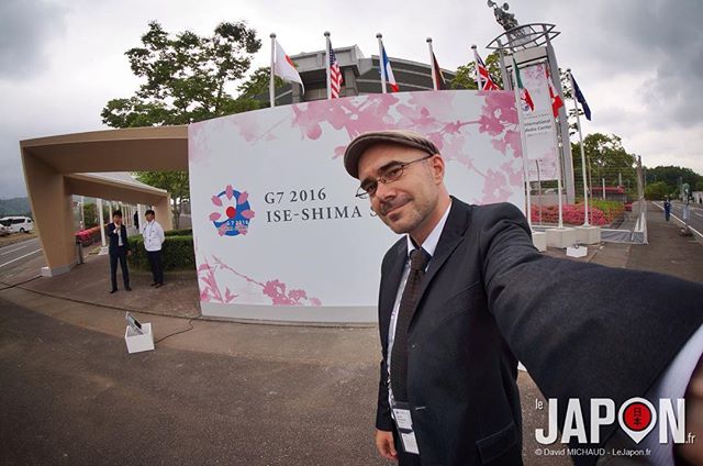 Voilà pourquoi j’étais discret ces derniers temps : j’ai été accrédité à photographier les coulisses de l’événement le plus sécurisé du Japon ! #G7 #IseShima #iseshimasummit