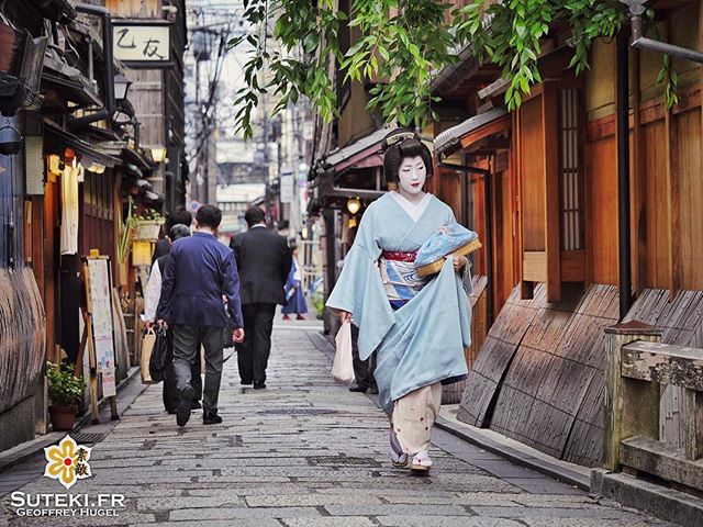 L’heure de se rendre au premier rendez-vous de la soirée… #japon #kyoto #kyotosafari