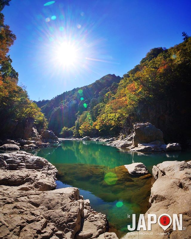 Balade nature le long de la rivière dans la vallée du Ryuokyo pour profiter du début de l’automne 😚 #ryuokyo #koyo