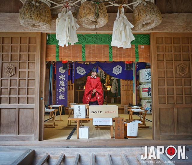 Le petite sanctuaire Saka dédié aux divinités du saké ! Et son sympathique petit vieu prêtre 😊 #izumo