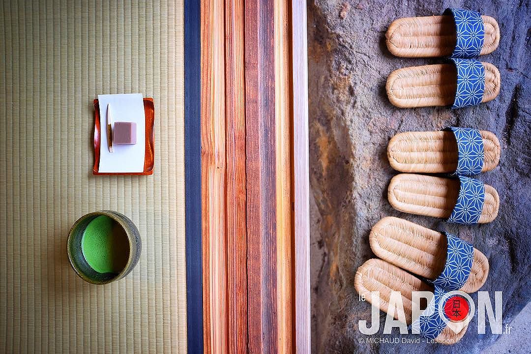 Un petit thé matcha pour bien commencer la journée au Adachi Museum of Art ?🍵🍃 #SaninAdventure #Adachi