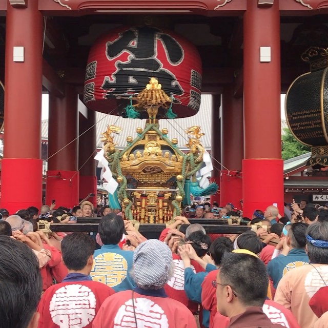 Sanja Matsuri le weekend dernier à Asakusa ! #SanjaMatsuri #Asakusa #Tokyo #TokyoSafari