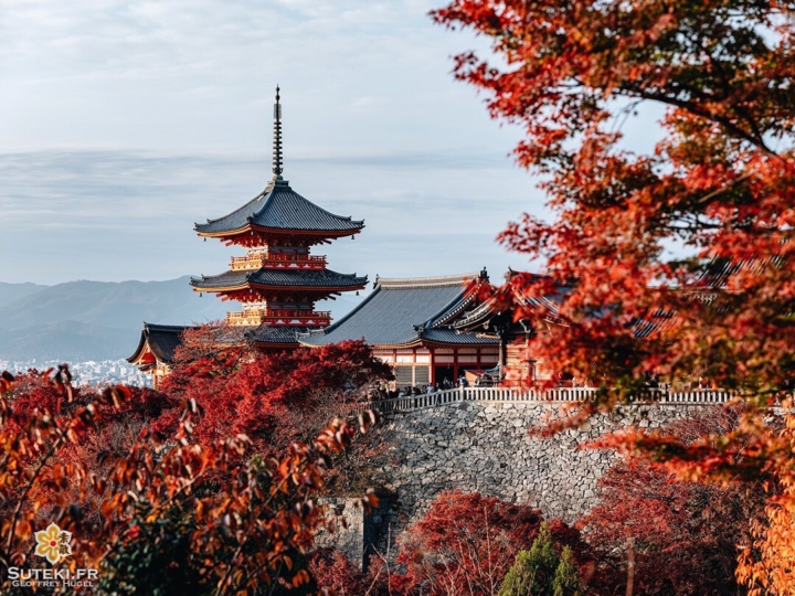 Magnifique paysage au Kiyomizu-dera