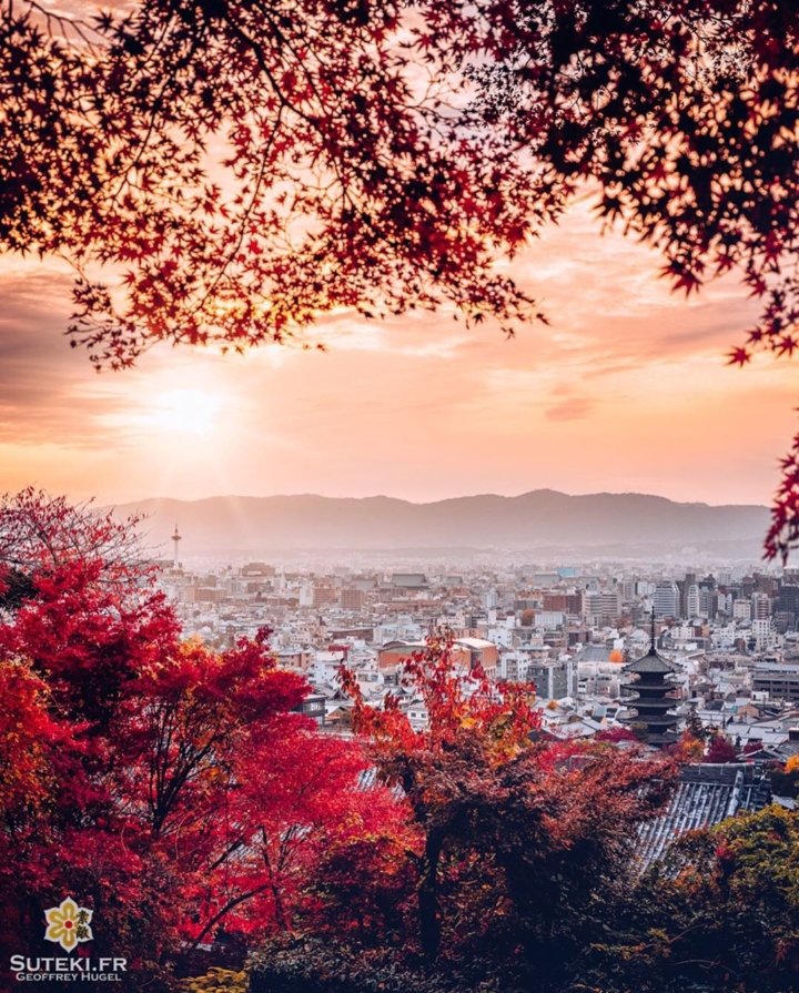Joli panorama de Kyoto !